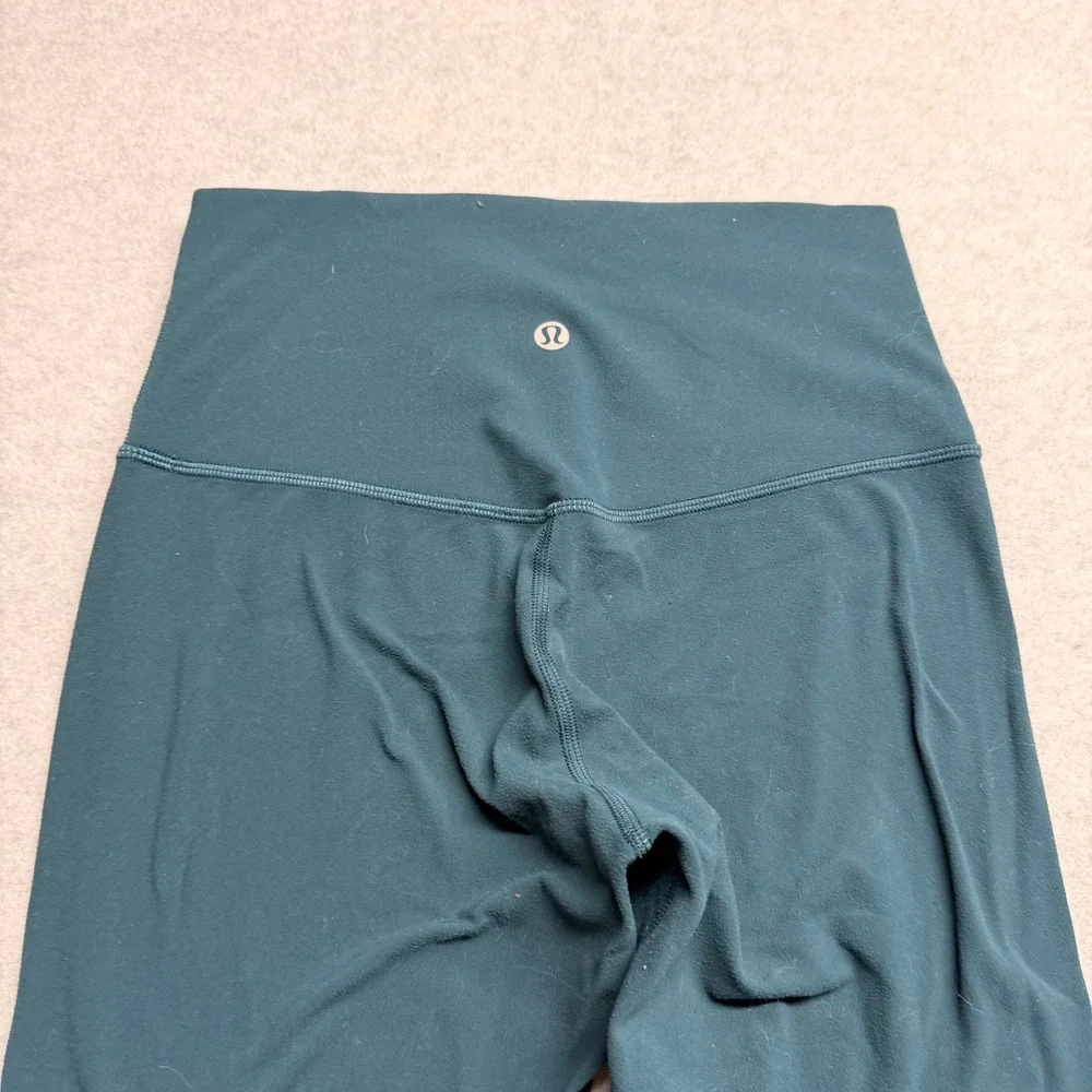 Lululemon Align High-Rise Pant 25‎ Nulu Leggings Teal Green Size 4 Gym